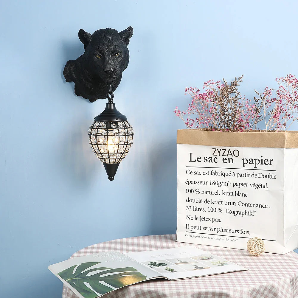 Decorbites™ Leopard Wandarmleuchte Licht Industrieelles Vintage-Lampen für Loft-Heimdekoration