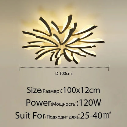 Lámpara de techo LED DecorBites™ con control remoto para decoración del hogar