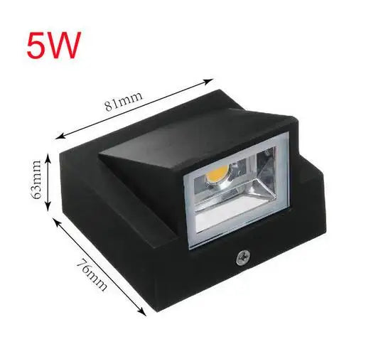 DecorBites™ LED Wall Lamps: Modern, Creative, Waterproof for Outdoor Courtyard, Gate, Terrace, Garden.