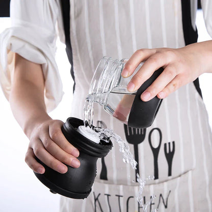 DecorBites™ Hand Rocking Coffee Grinder: Adjustable Particle Size, Manual Bean Mill