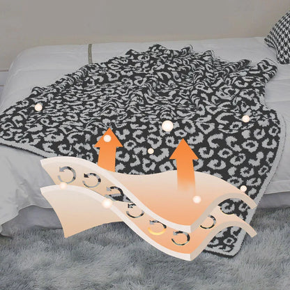 Manta de terciopelo de franela acogedora DecorBites™ - Funda cálida para sofá de invierno para el hogar y la oficina