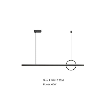 Lámpara de araña geométrica de cobre DecorBites™: Ambiente minimalista para bares y restaurantes