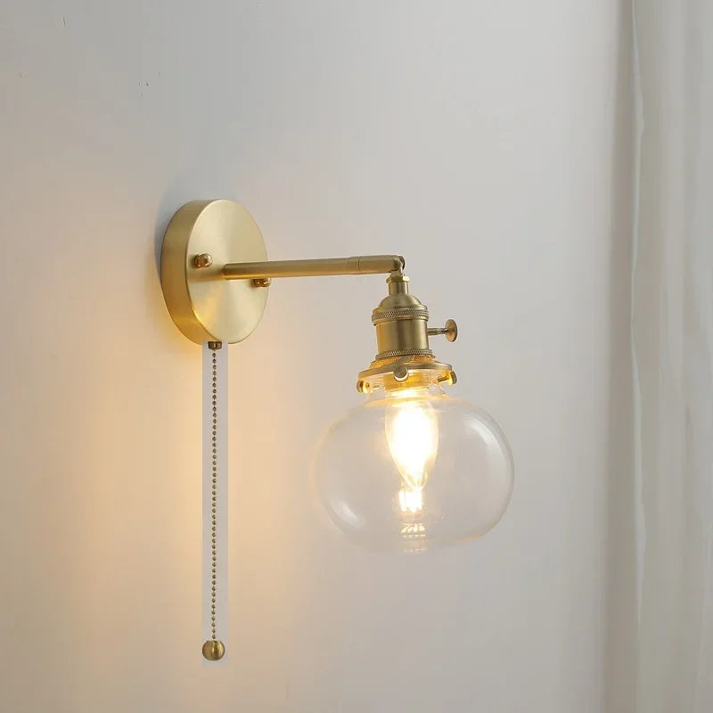 DecorBites™ Glass Ball Wall Sconce Modern Wandlamp Stair Light for Bedroom Bathroom Mirror