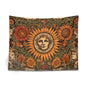 Sunflower Tapestry Wall Hanging Retro Bohemian Floral Decor Cloth by Decobites