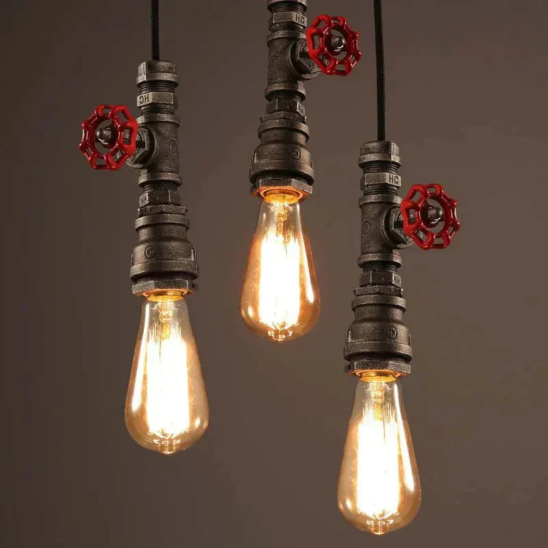 Pipe Industrial Chandelier Light