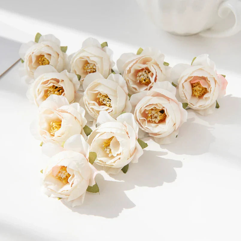 DecorBites™ Artificial Flowers Wedding Christmas Decoration Home Scrapbooking Bridal Accessories