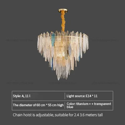 DecorBites™ Crystal Chandelier: Elegant European Style for Living, Bedroom, Dining Room