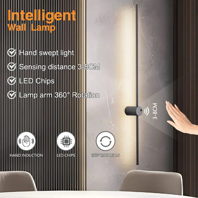 DecorBites™ LED Hand Induction Wall Lights for Corridor and Bedroom