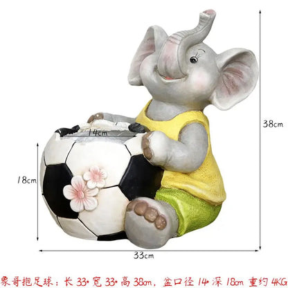 DecorBites™ Elephant Garden Decoration | Creative Animal Flower Pots for Kindergarten and Outdoor Decor