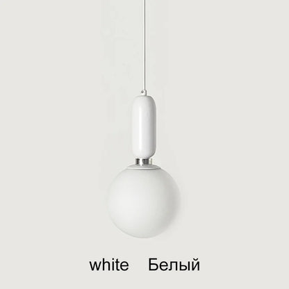 Lámpara de araña LED con bola de cristal DecorBites™ para espacios de vida modernos