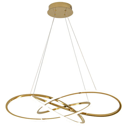 DecorBites™ Clover Stainless Steel Pendant Lamp, Luxe Four Leaf, 3 Colors