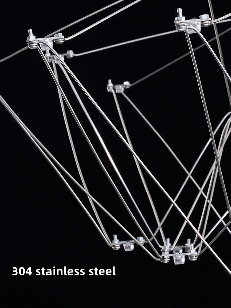 Lámpara colgante cúbica DecorBites™: Lámpara LED moderna y creativa para sala de estar y restaurante