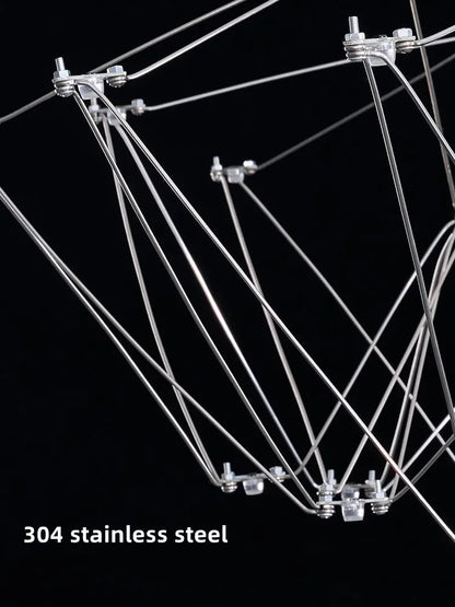 Lámpara colgante cúbica DecorBites™: Lámpara LED moderna y creativa para sala de estar y restaurante