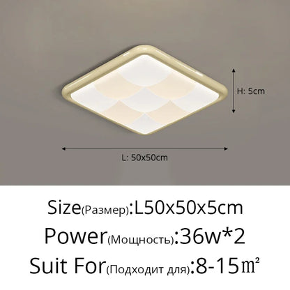 Lámparas de techo LED estilo crema DecorBites™: iluminación moderna, sencilla y ambiental para el hogar