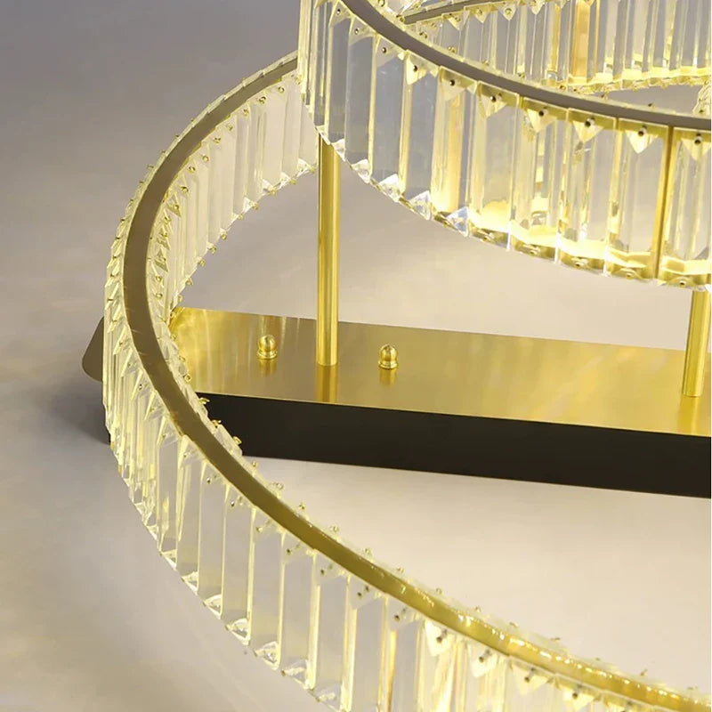 Lámparas de techo de cobre cristal de oro Decorbites™ LED modernas para decoración e iluminación de habitaciones del hogar