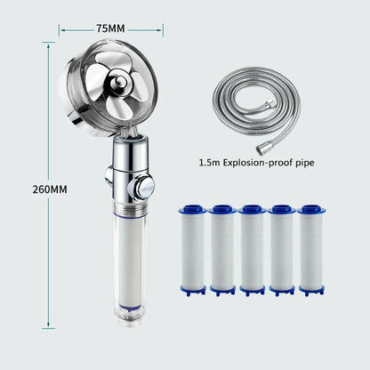 DecorBites™ High Pressure Shower Filter Head with Gumrukfree Technology