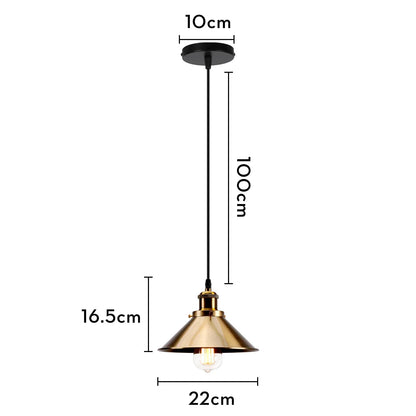 DecorBites™ Iron Pendant Light for Dining Room, Kitchen, and Bedroom