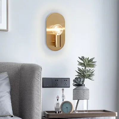 DecorBites™ Gold Bedroom Wall Lamp Sconce Fixtures Indoor Decor Lighting for House Stair