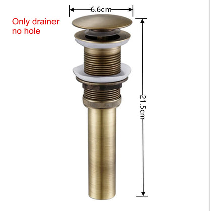 DecorBites™ Brass Air Isolation Deodorant Basin Drain Pipe - Anti-Spill Water Drain