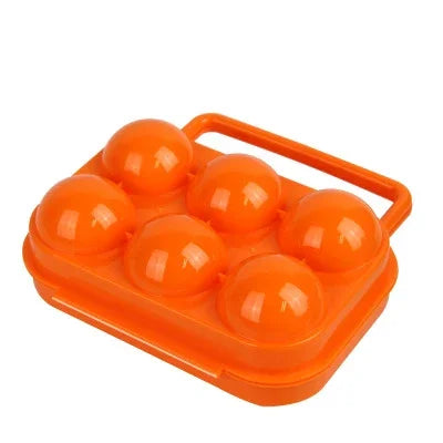 DecorBites™ Egg Holder Storage Box: Modern Plastic Container with 6/12 Grids