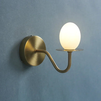 Decorbites™ Glas-Ei-Mini-Wandleuchte für Heimdekoration und Lesen, Vintage-Loft-Wandleuchte