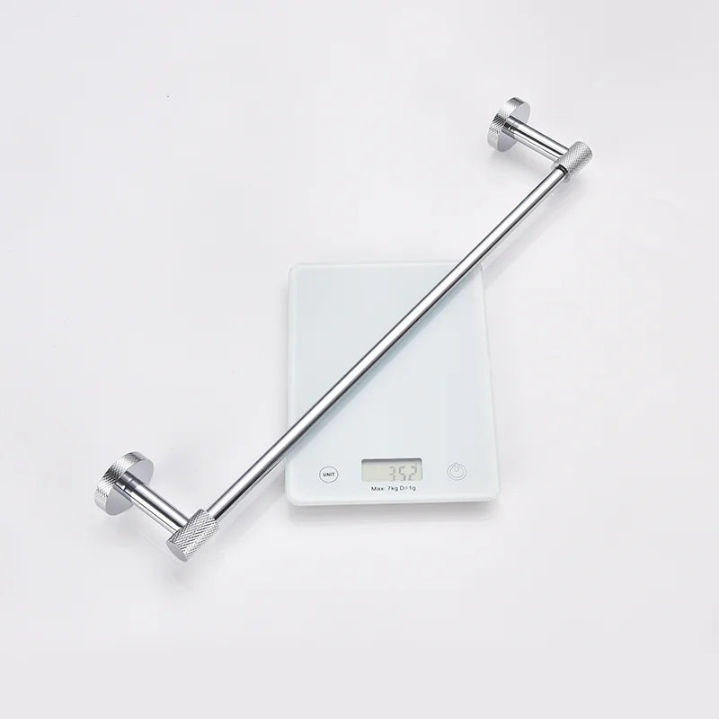 DecorBites™ Bathroom Essentials Set: Towel Bar, Toilet Paper Holder, Bathrobe Hook, Soap Dish, Toilet Brush
