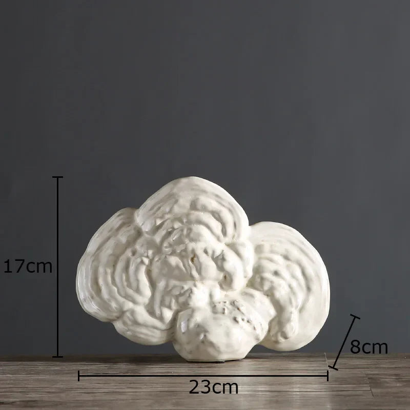 ديكور بايتس™ - زينة مكتبية على شكل غانوديرما لوسيدوم، ديكورات غرف عصرية وحرف يدوية