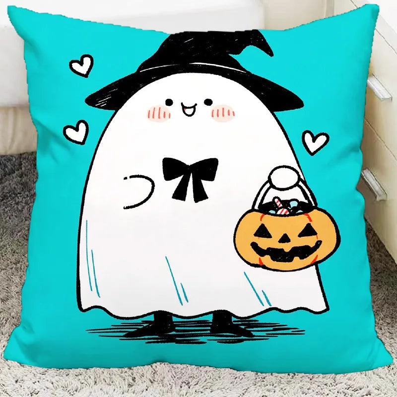 DecorBites™ Halloween Plush Cartoon Pillow for Living Room and Bedroom, Festive Decoration