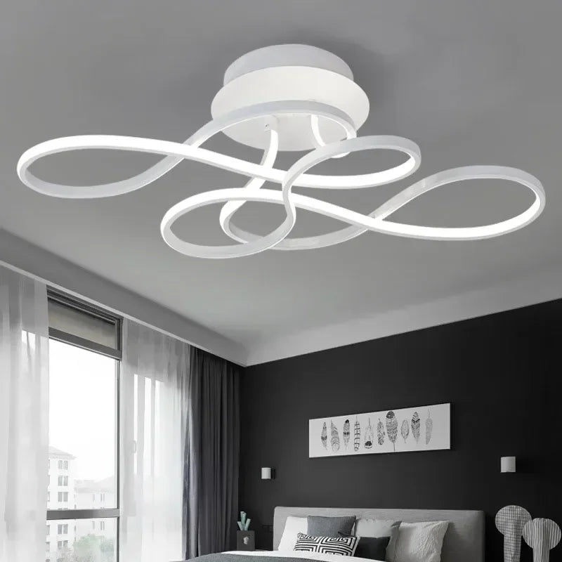DecorBites™ LED Chandelier Modern Ceiling Lamp for Living Dining Bedroom Home Lighting