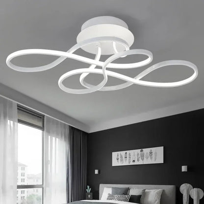 DecorBites™ LED Chandelier Modern Ceiling Lamp for Living Dining Bedroom Home Lighting