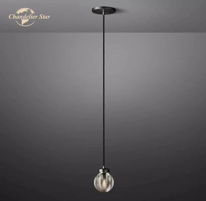 DecorBites™ Crystal Pearl LED Chandelier for Bedroom Dining Kitchen - Modern Small Hanging Pendant Light Fixtures