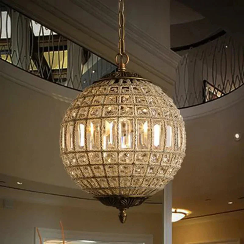 Decorbites™ Lámpara de Cristal de Lujo para Sala de Estar y Dormitorio - Elegancia Moderna de Media Siglo