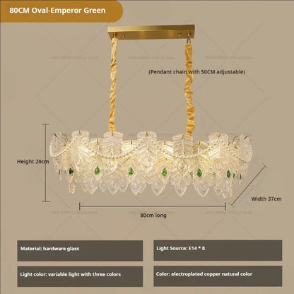 DecorBites™ Crystal Chandelier Light: French Modern Luxury for Living Room, Dining Room, Bedroom