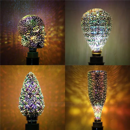 DecorBites™ LED Firework Table Lamp for Living Room Bedroom Décor