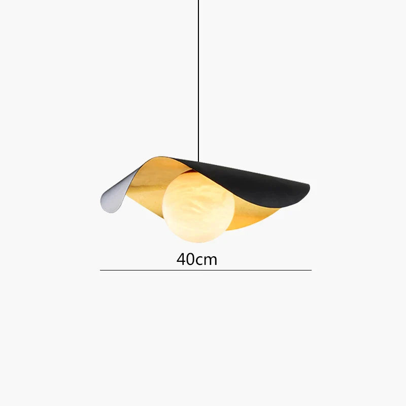 ديكوربايتس™ مصباح معلق على شكل كرة زجاجية باللون الأسود والذهبي: تركيبات إضاءة LED على شكل بار بتصميم نورديك عتيق