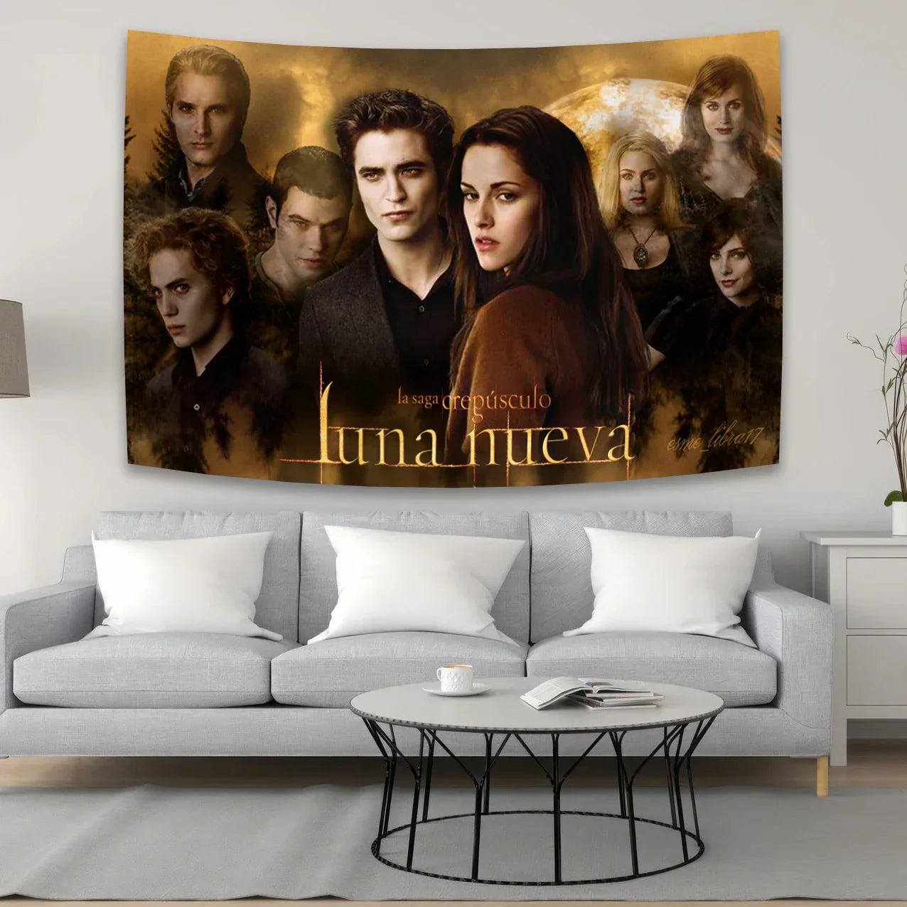 Twilight Tapestry Hippie Vampire Film Poster for Bedroom Living Room Decor - Decobites