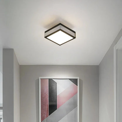 ديكوربايتس™ مصابيح سقف LED باللونين الأسود والأبيض، وحدات إضاءة حديثة وبسيطة لغرفة النوم والدراسة