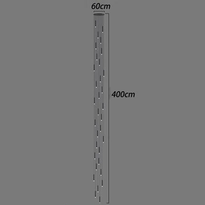 DecorBites™ LED Staircase Chandeliers: Modern Pendant Light Lamps for Living Room Decor