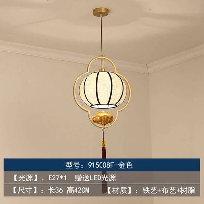 DecorBites™ Chinoiserie Retro Chandelier: Study Bedroom Dining Room Industrial Lighting