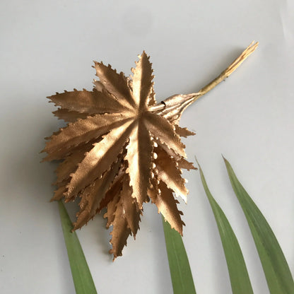 DecorBites™ Gold Hybrid Flower Cherry Stamen Berries Bundle for DIY Decor