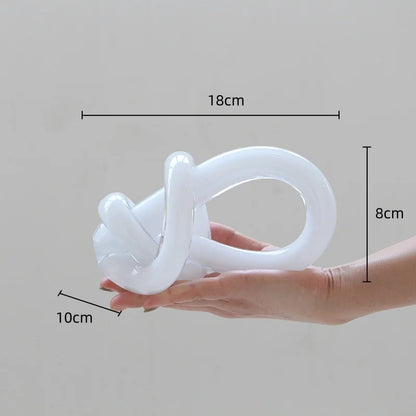 ديكورات منزلية من ديكوربايتس™ بعقدة خيط زجاجية هندسية