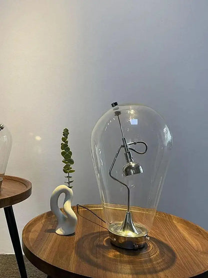 Decorbites™ Glas-Schreibtischlampe: Vintage-Industrial-Stil Tischleuchte für Schlafzimmer-Dekoration