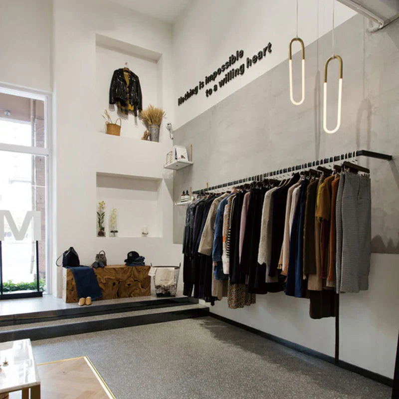 Lámpara de techo LED en forma de U DecorBites™ para comedor, sala de estar y dormitorio - Estilo minimalista nórdico