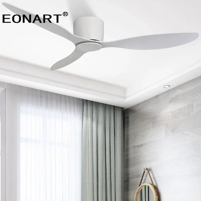 مروحة سقف DecorBites™ مقاس 42 بوصة سوداء مع إضاءة LED وجهاز تحكم عن بعد