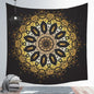 Decobites Psychedelic Mandala Sun Moon Tapestry Wall Hanging for Home Decor