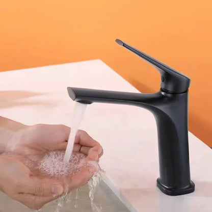 DecorBites™ Gold Black Chrome Bathroom Sink Faucet, Single Lever Hot Cold Mixer Tap