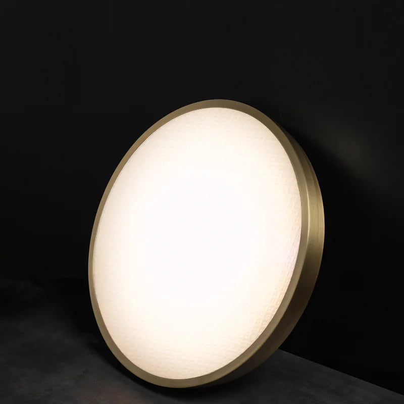 Lámpara de techo DecorBites™ de cobre: ​​Iluminación moderna redonda de superficie para dormitorio