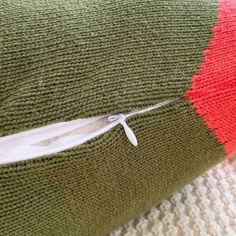 DecorBites™ Knitted Cushion Cover Set for Home Decoration in Living Room Bedroom Sofa