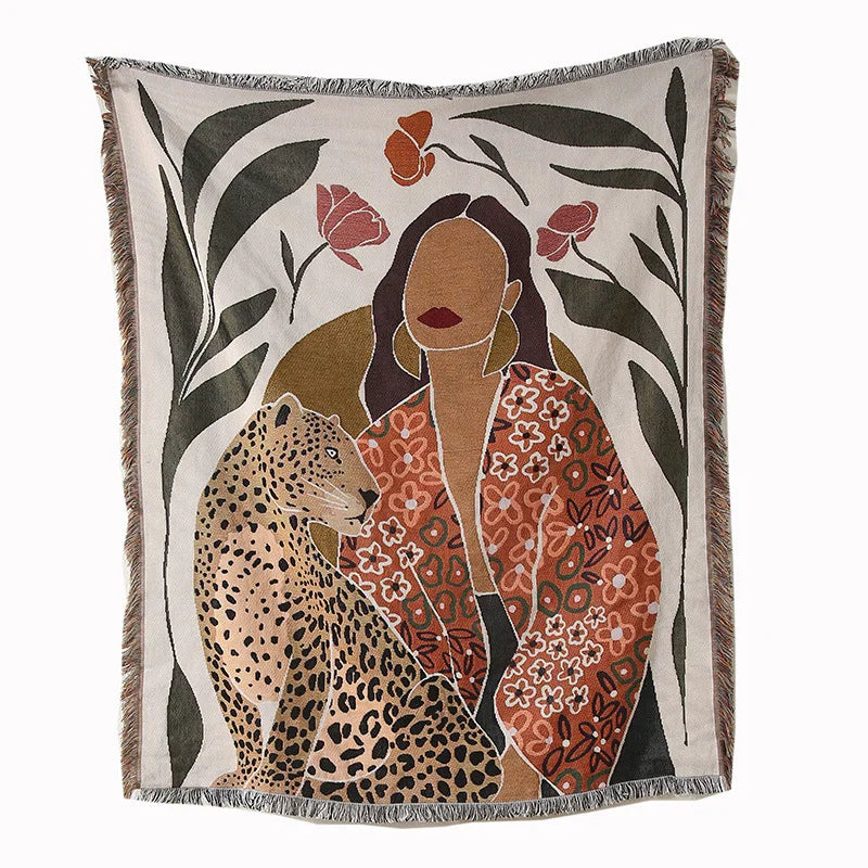 DecorBites™ Leopard Print Throw Blanket