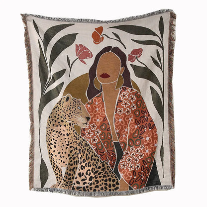 DecorBites™ Leopard Print Throw Blanket